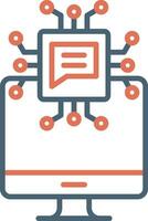 Artificial Intelligence Vector Icon