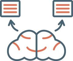 natural idioma Procesando vector icono