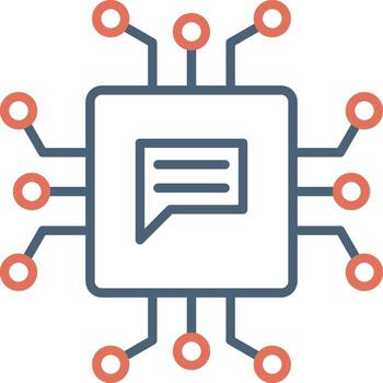 natural idioma Procesando vector icono