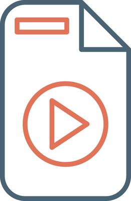 Video File Vector Icon