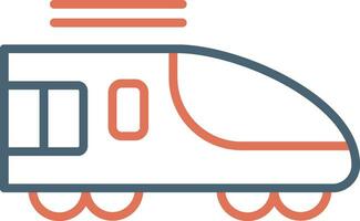 High Speed Train Vector Icon