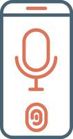 Voice Recognition Vector Icon