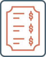 Price List Vector Icon