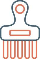 Afro Comb Vector Icon