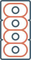 Colonial Diatom Vector Icon