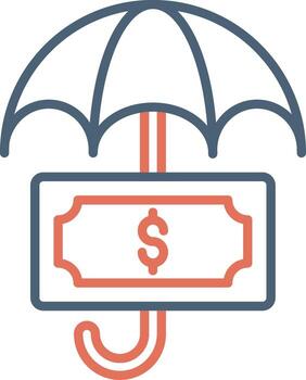 icono de vector de seguro