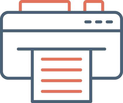 icono de vector de impresora