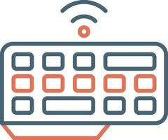 Wireless Keyboard Vector Icon