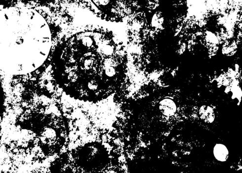 Rustic grunge vector texture with grain and stains. Abstract noise background. Weathered surface.