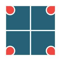 Tiles Vector Glyph Two Color Icon For Personal And Commercial Use.