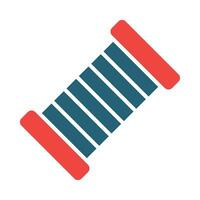Thread Vector Glyph Two Color Icon For Personal And Commercial Use.