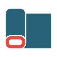 Fabric Vector Glyph Two Color Icon For Personal And Commercial Use.