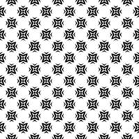 Black and white seamless pattern texture. Greyscale ornamental graphic design. vector