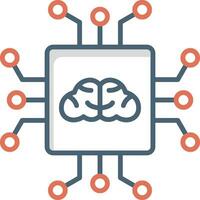Artificial Intelligence Vector Icon