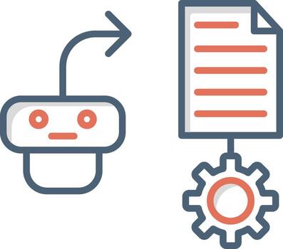 natural idioma Procesando vector icono