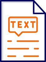 Text Vector Icon