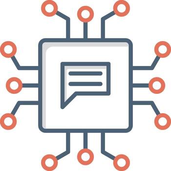 natural idioma Procesando vector icono