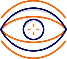 Bionic Contact Lens Vector Icon