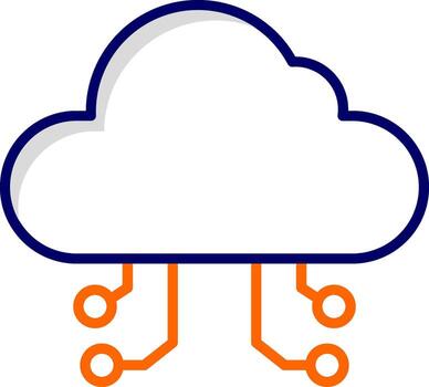 Cloud Computing Vector Icon