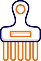 Afro Comb Vector Icon