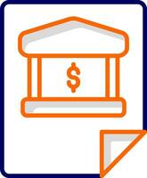 Bank Statement Vector Icon