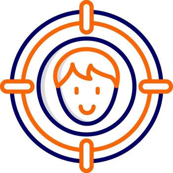 icono de vector de destino