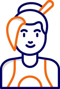 icono de vector de mujer