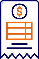 Bill Vector Icon