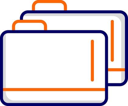 icono de vector de carpeta