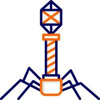 Bacteriophage Vector Icon