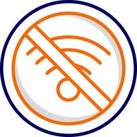 No Wifi Vector Icon