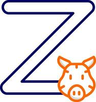 Capital Z Vector Icon