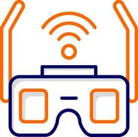 Smart Glasses Vector Icon