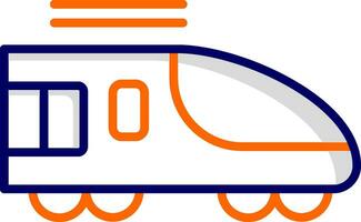 High Speed Train Vector Icon