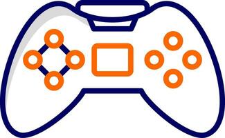 icono de vector de controlador de juego