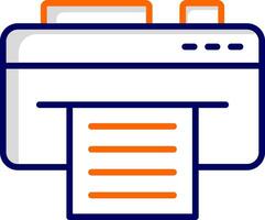 icono de vector de impresora