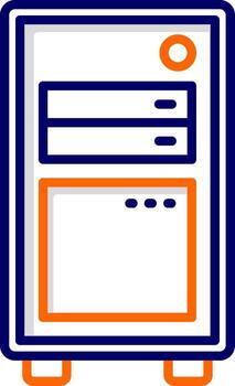 Computer Case Vector Icon