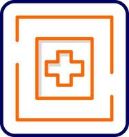 icono de vector de hospital