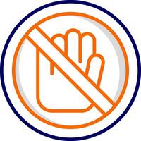 No Touch Vector Icon