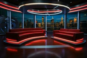 News Studio Transition Graphics photo