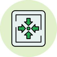 Assembly Point Sign Vector Icon