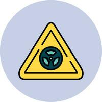 Radioactive Sign Vector Icon