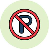 No Parking Vector Icon