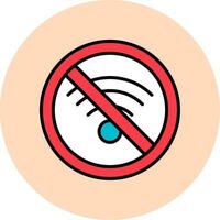 No Wifi Vector Icon