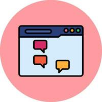 Group Chat Vector Icon