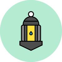 icono de vector de linterna