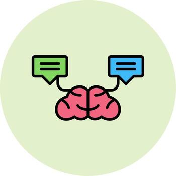 natural idioma Procesando vector icono