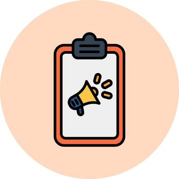 icono de vector de campaña