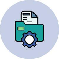 Folder Management Vector Icon