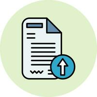 Upload File Vector Icon